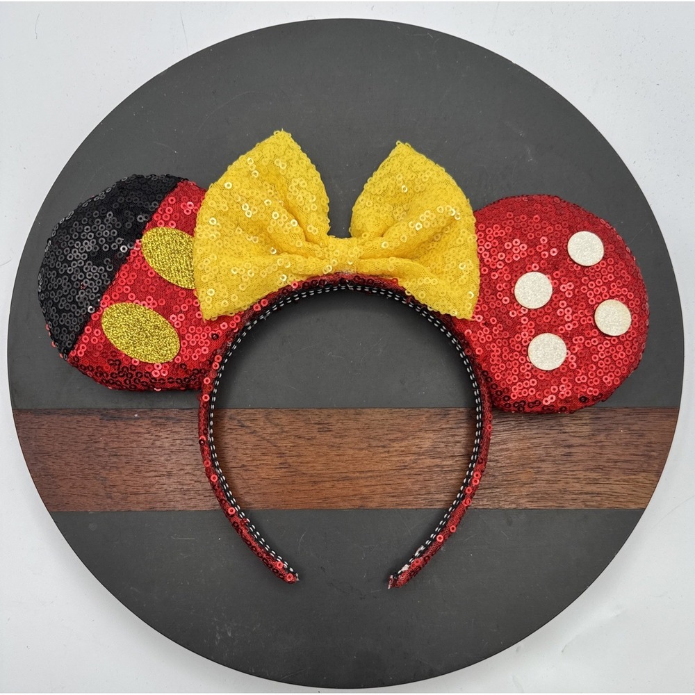 Mouse Ears Headband Disney Mickey And Minnie  | HANDMADE